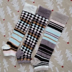 Little Miss Matched set of three 3 mix and match arm warmers, youth sized